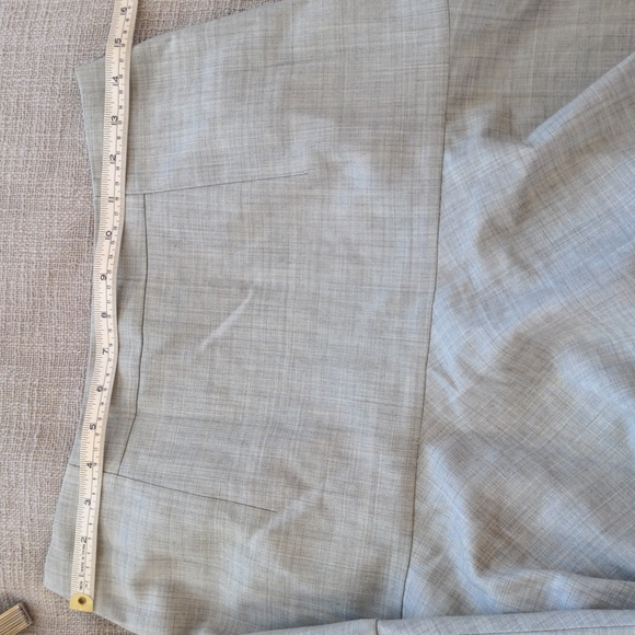 Gray J.Crew tropical wool work skirt - Picture 4 of 5